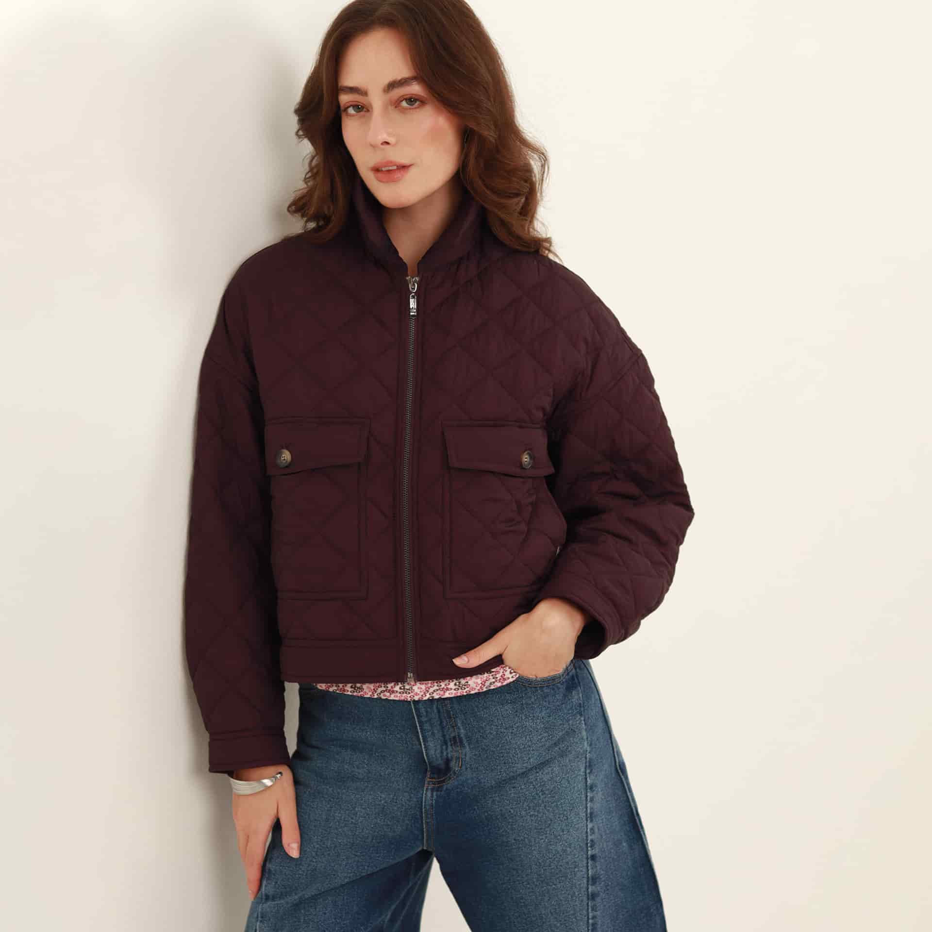 Chaqueta acolchada crop - miniatura 7