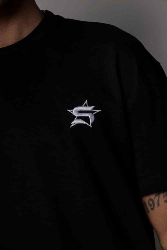 Camiseta Courage Regular-Negra - miniatura 8