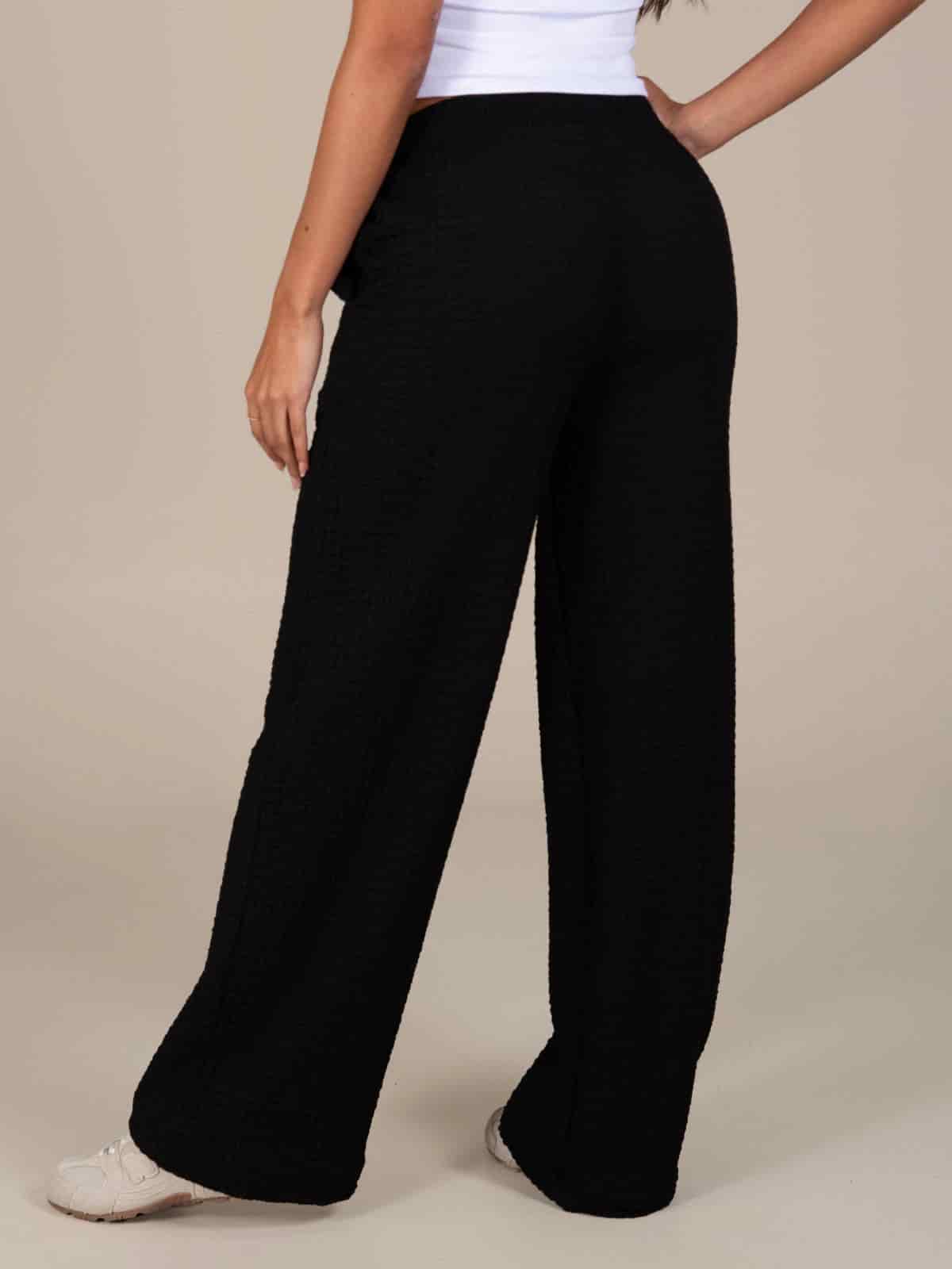Pantalon alena leyva negro - miniatura 4