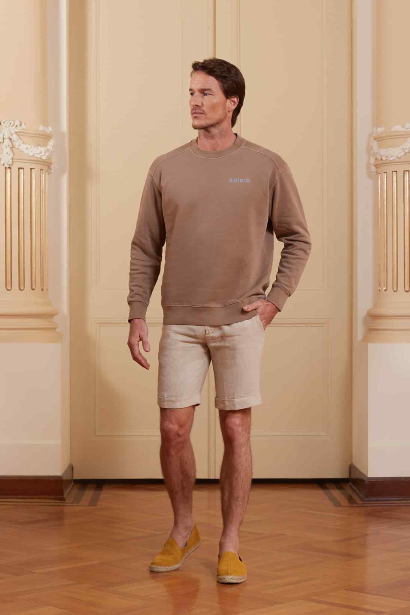 Men's petra sweatshirt brown - miniatura 4