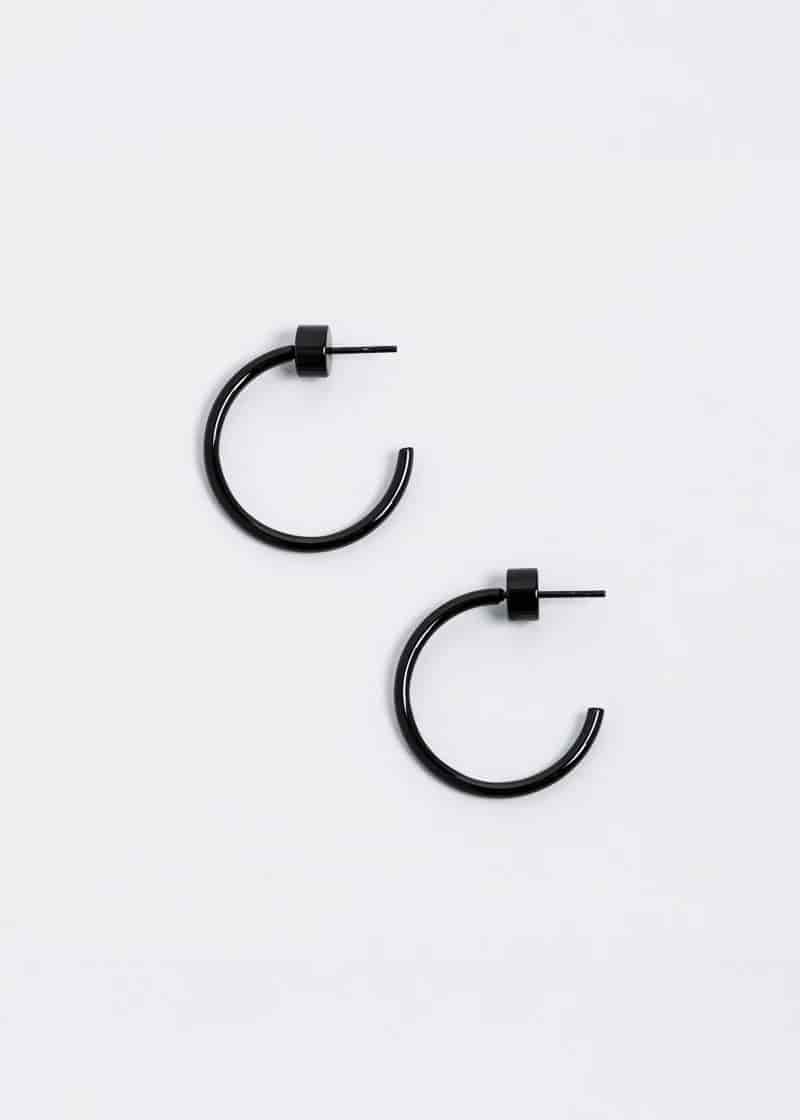 Small Thin Hoops Rosado - miniatura 1