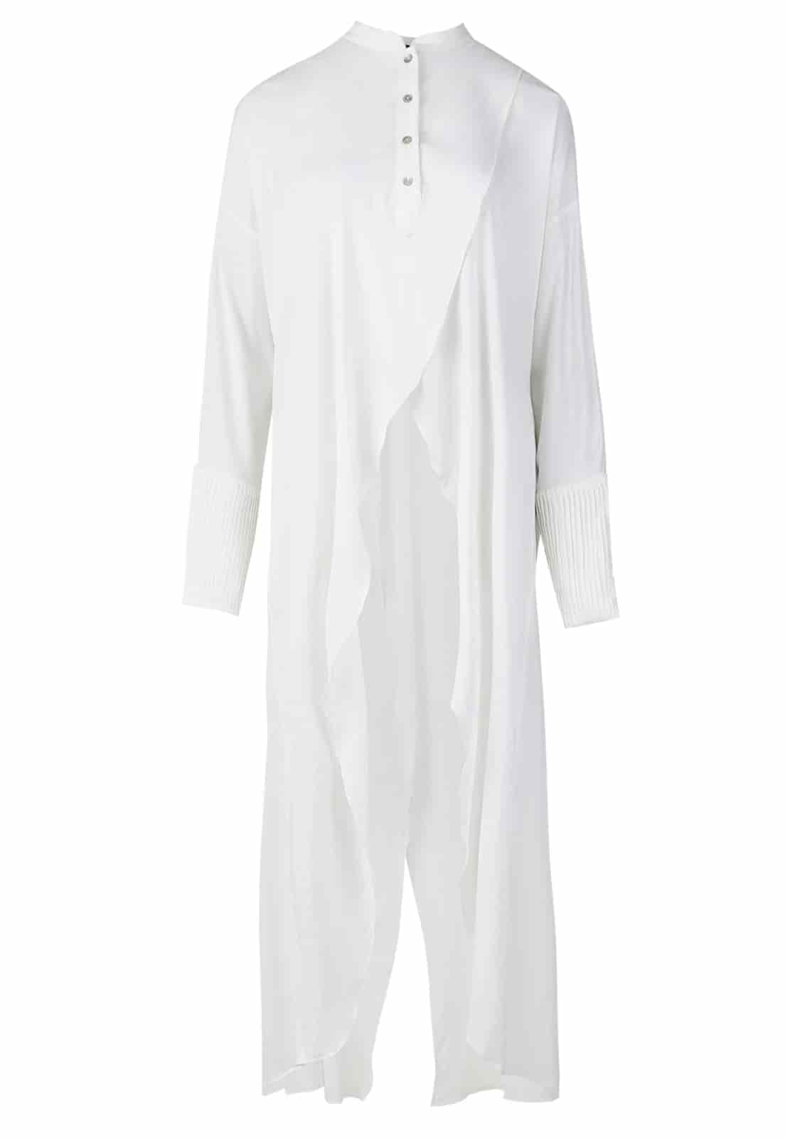CROSSED LAYER SHIRT DRESS - miniatura 1
