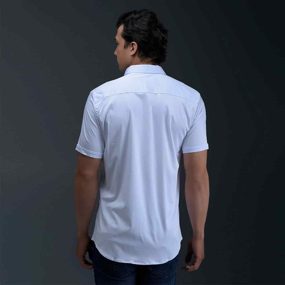 Camisa Blanca Manga Corta - miniatura 2