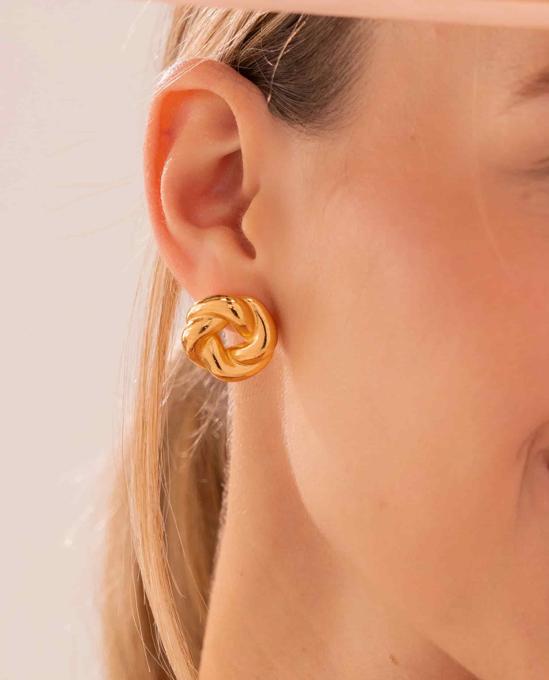 Aretes Enlazado Bold - miniatura 2