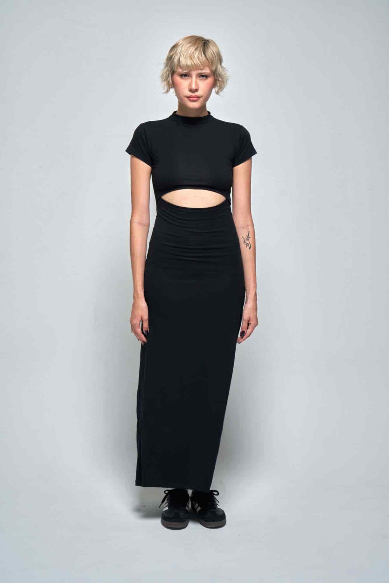 AURORA BLACK DRESS - miniatura 6