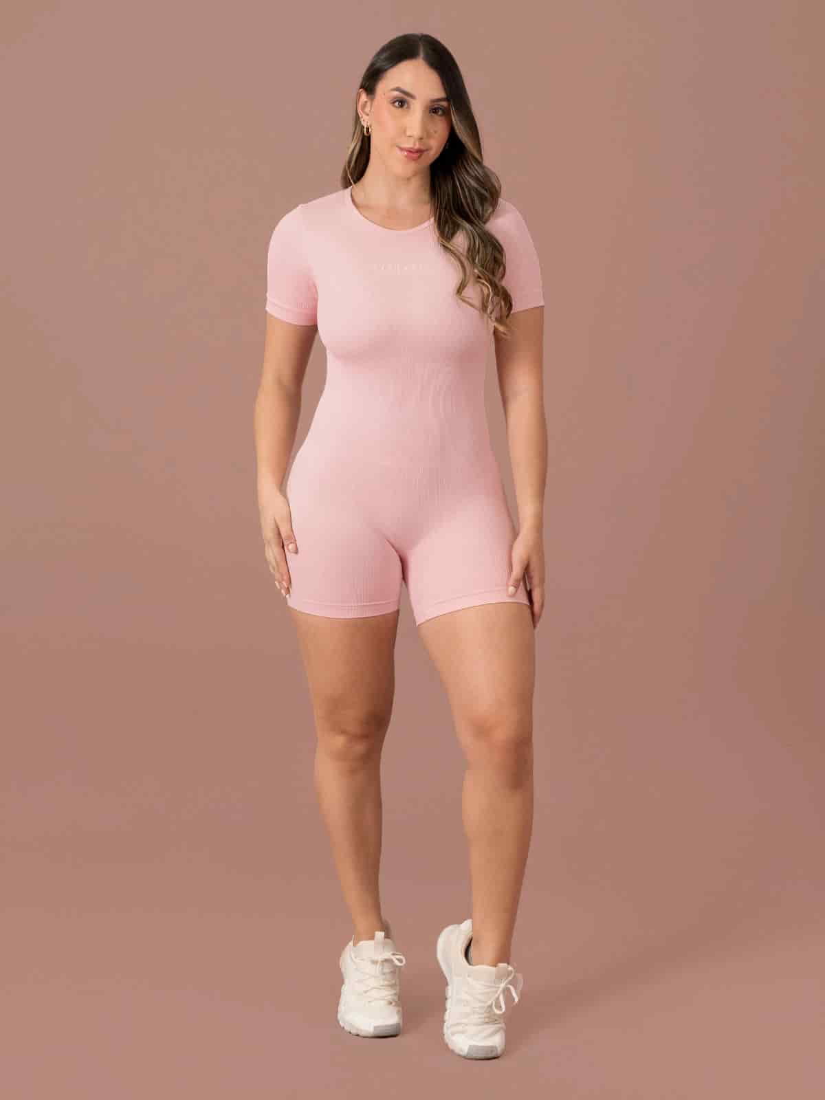 Amore enterizo seamless corto rosa - miniatura 1