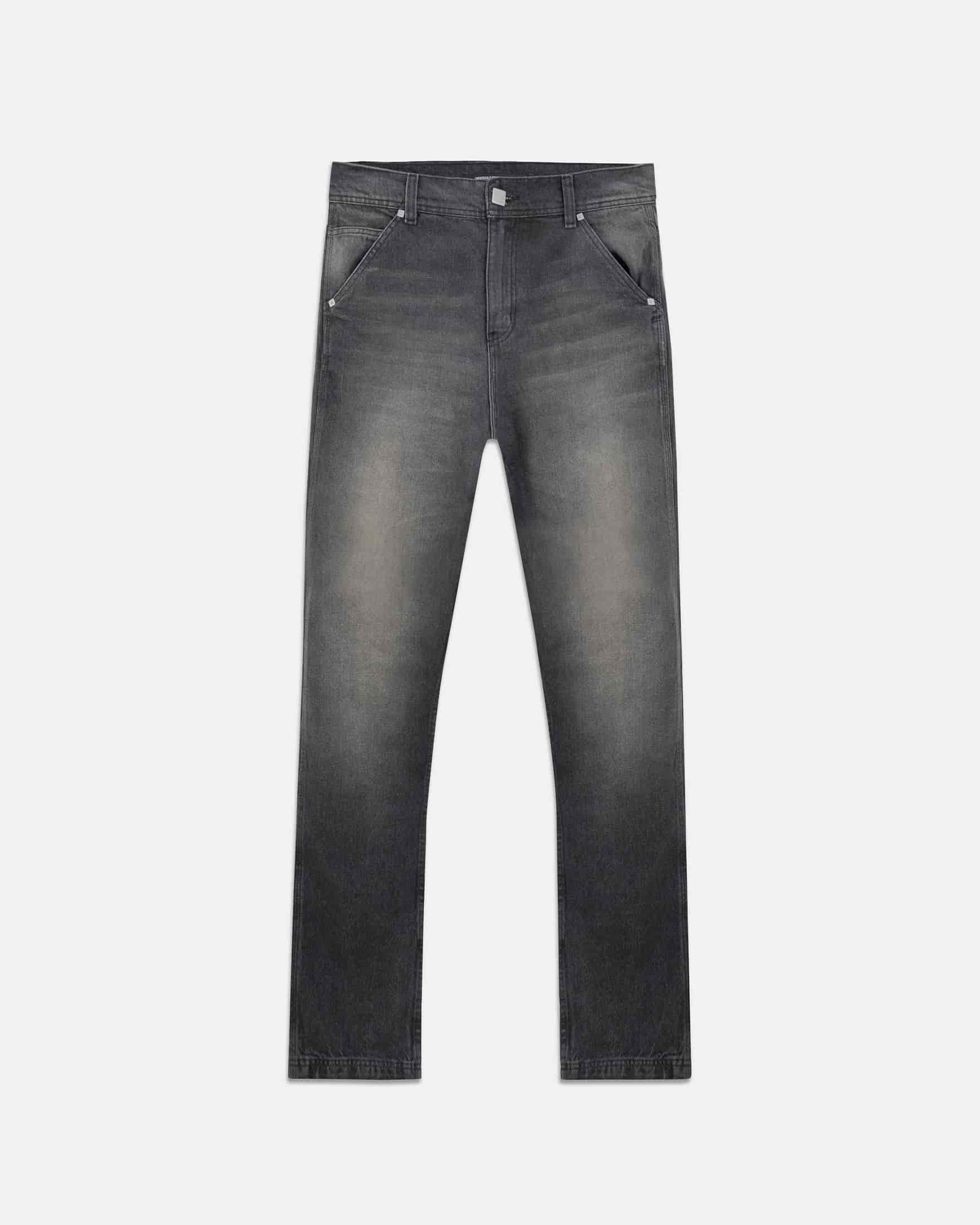Line Basic Slim fit Fit Jeans Washed Black - miniatura 3