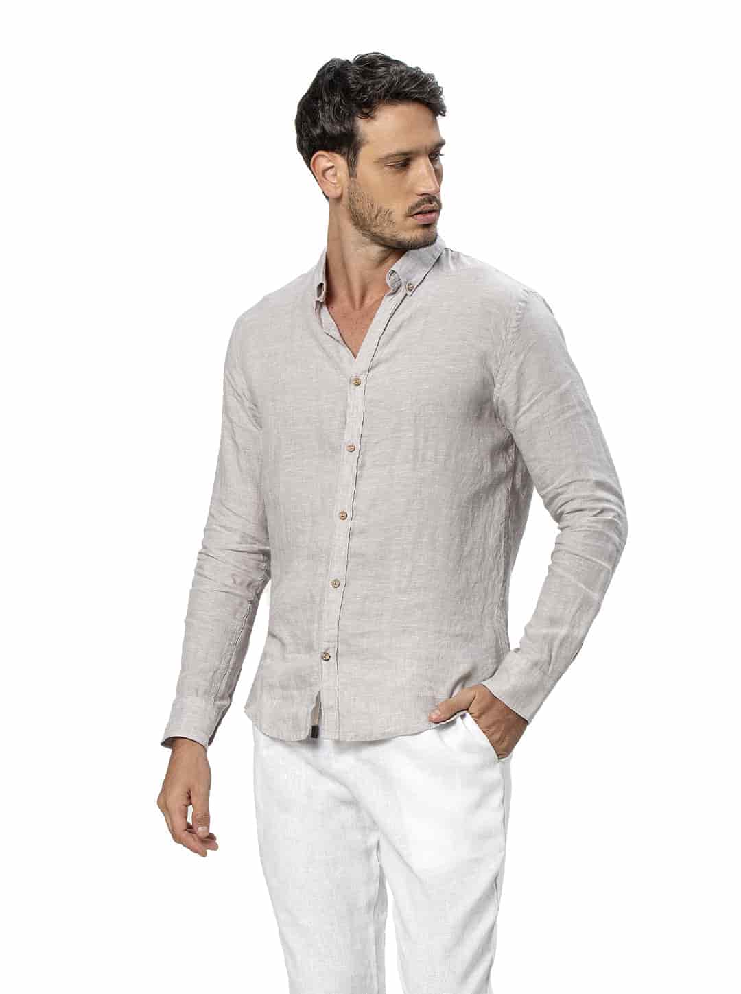 Linen Shirt Ondademar Men - miniatura 2