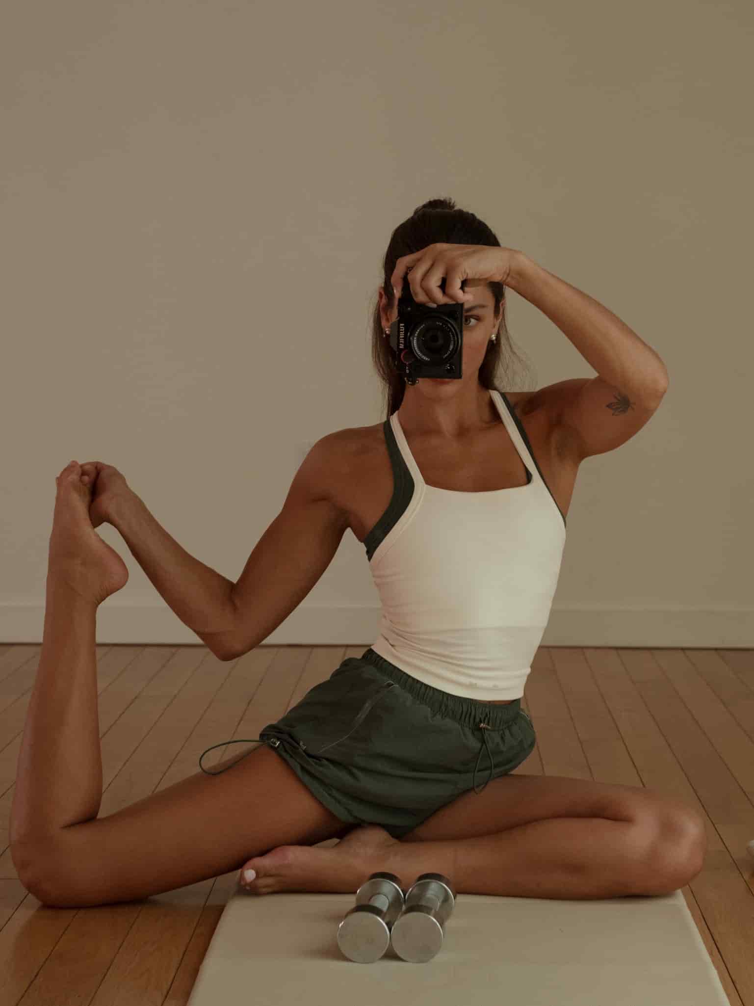 BOX SEAMLESS TANK TOP - IVORY - miniatura 2