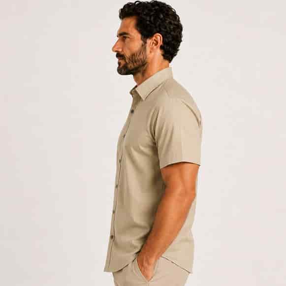 CAMISA MC 100% ALGODON HOMBRE - miniatura 5