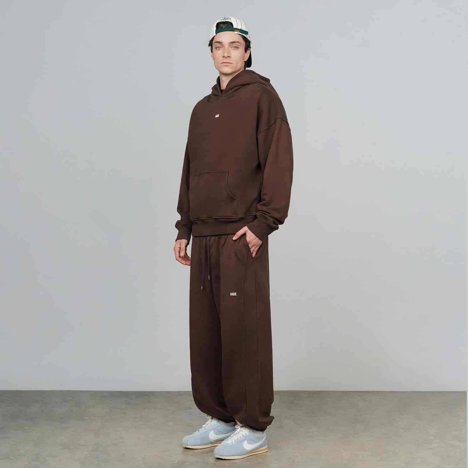 True Classic Hoodie - Brown - miniatura 7