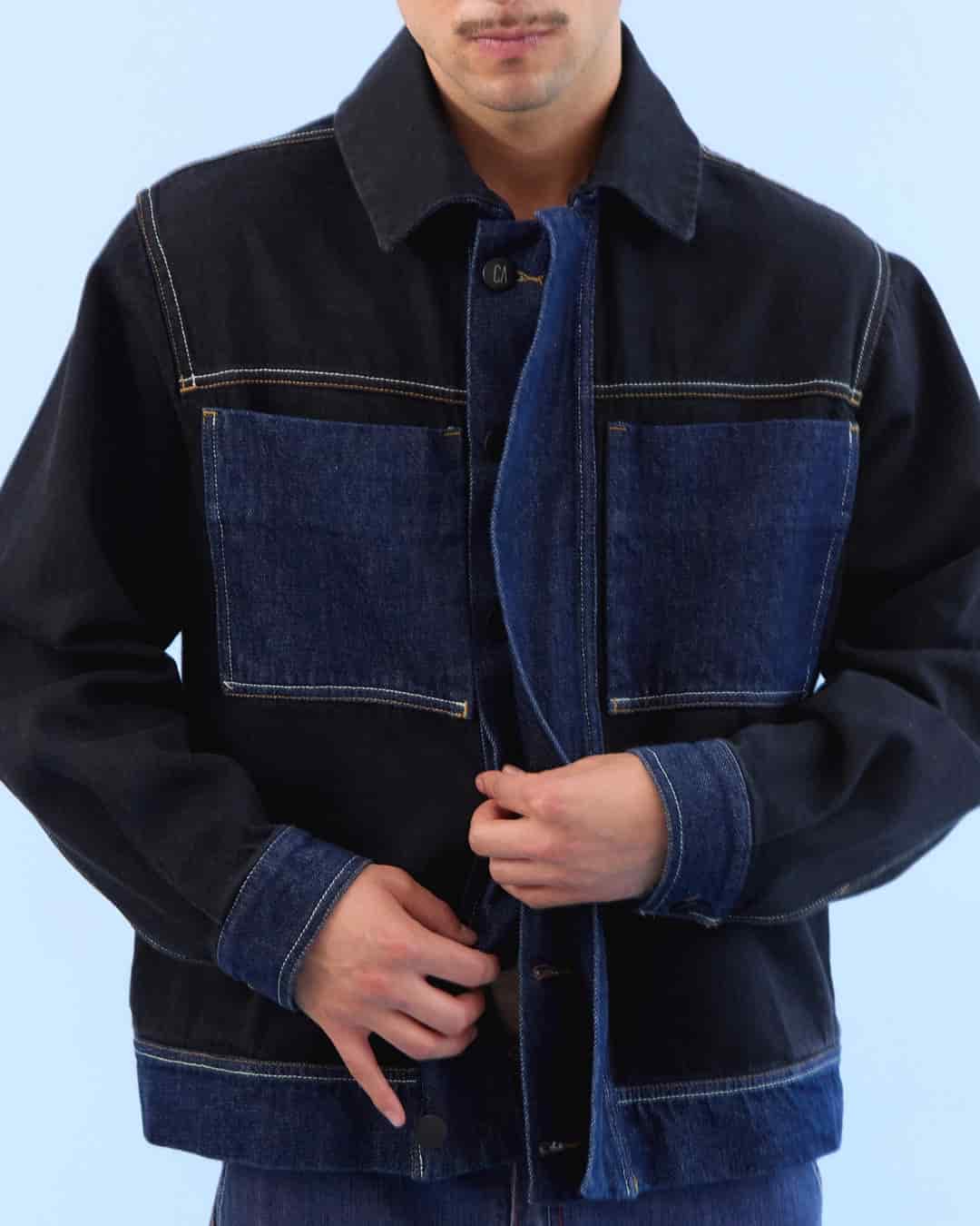 Chaqueta SAMBA NEGRO-AZUL - miniatura 1