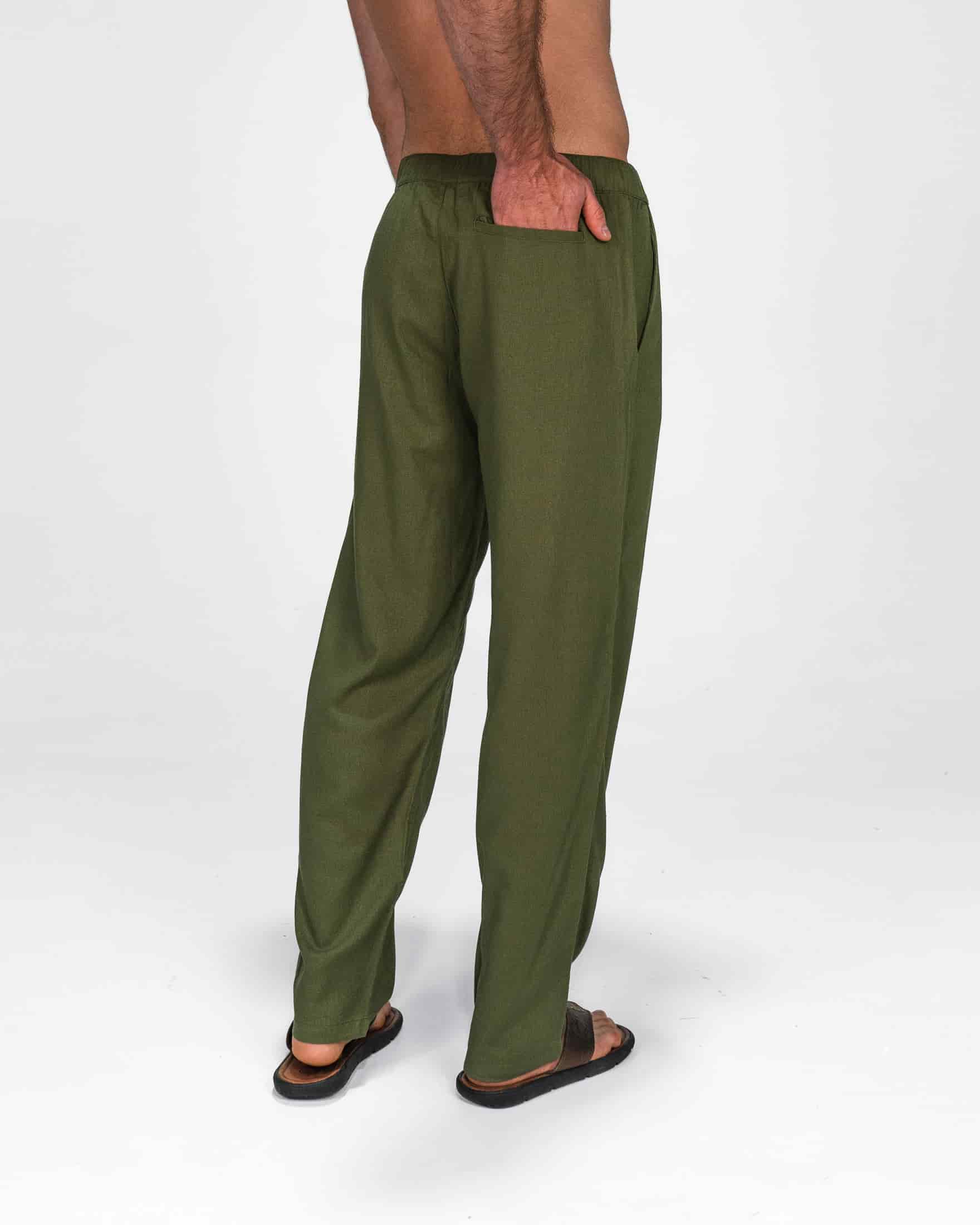 Pantalón Lino Sage - miniatura 3