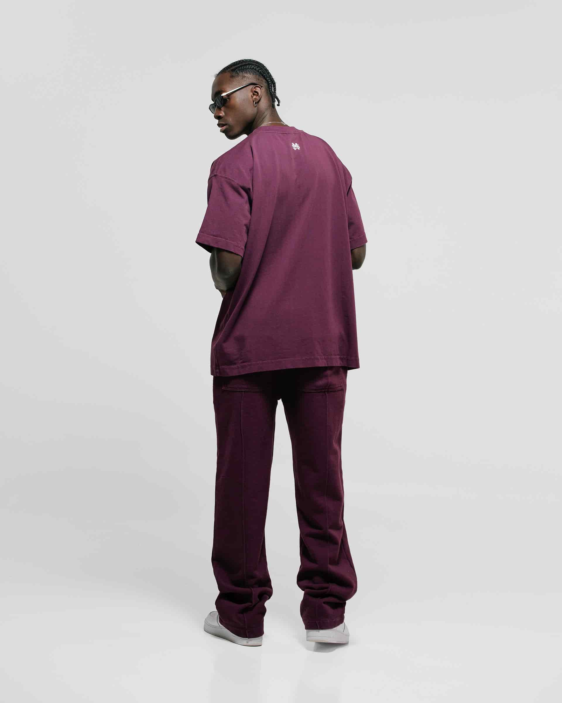Camiseta Oversized Básica V3 - Burgundy - miniatura 3