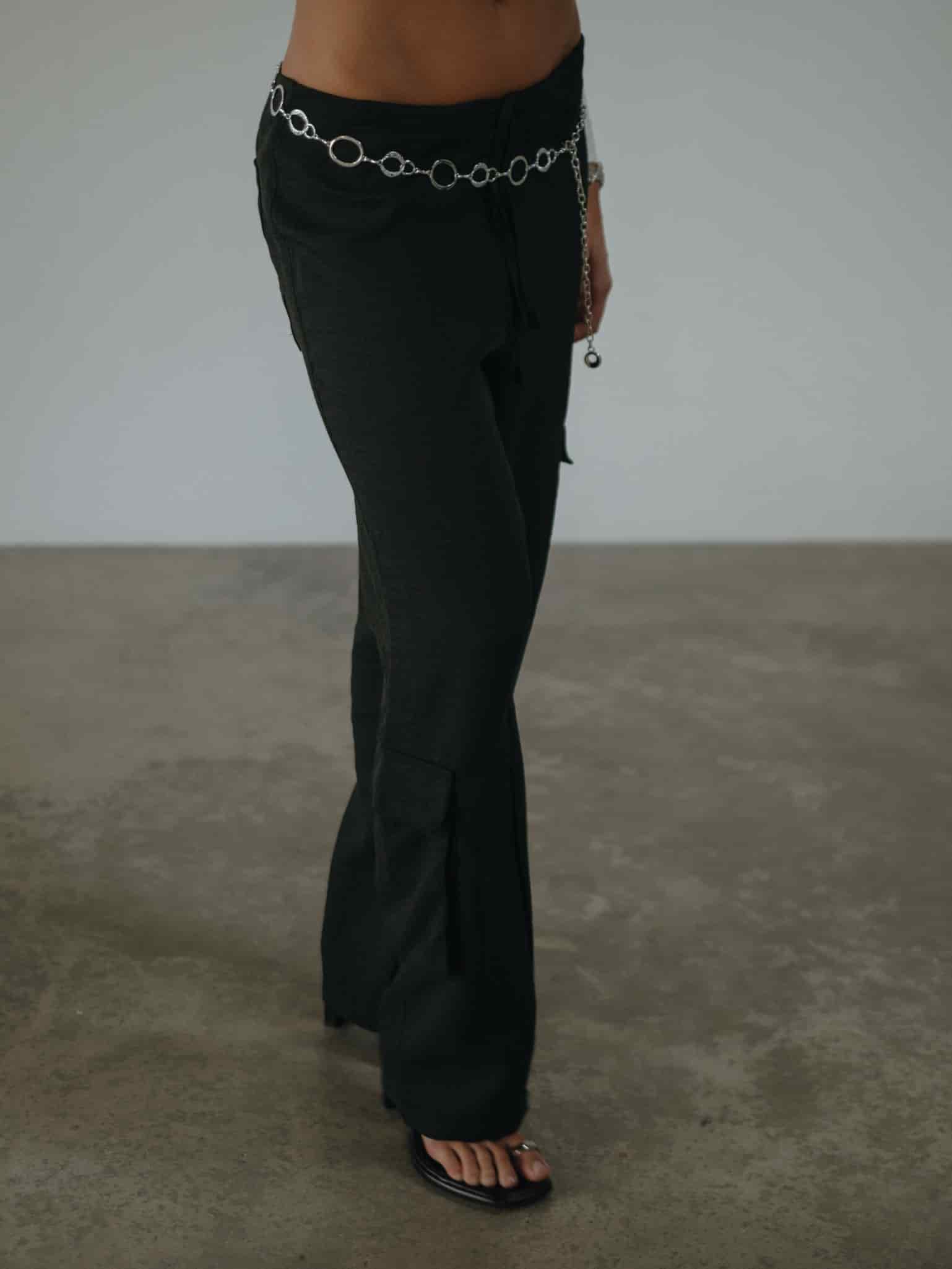LIGHT CARGO PANT - BLACK - miniatura 11