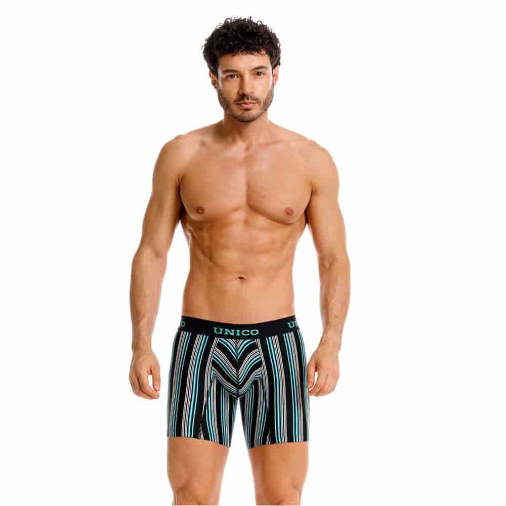 BOXER MEDIO MADISON NEGRO - miniatura 4