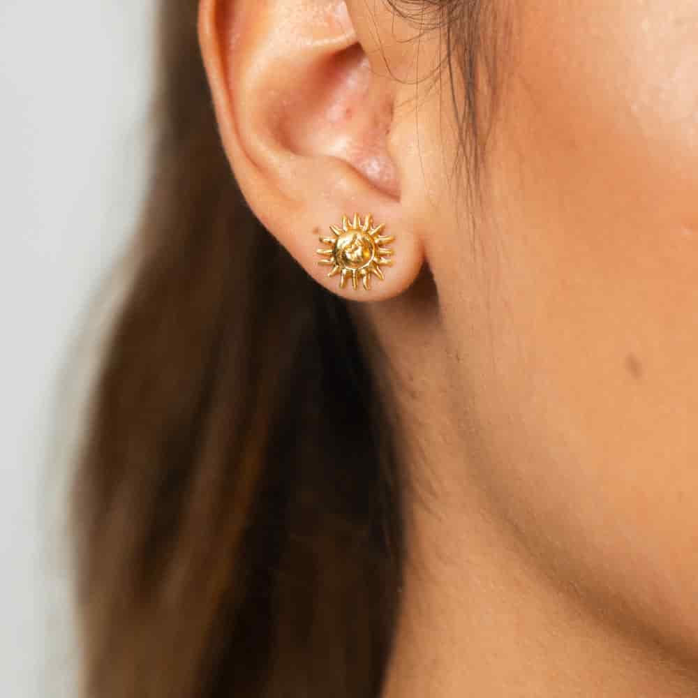 Aretes Topo Sol de Rumbo - miniatura 2