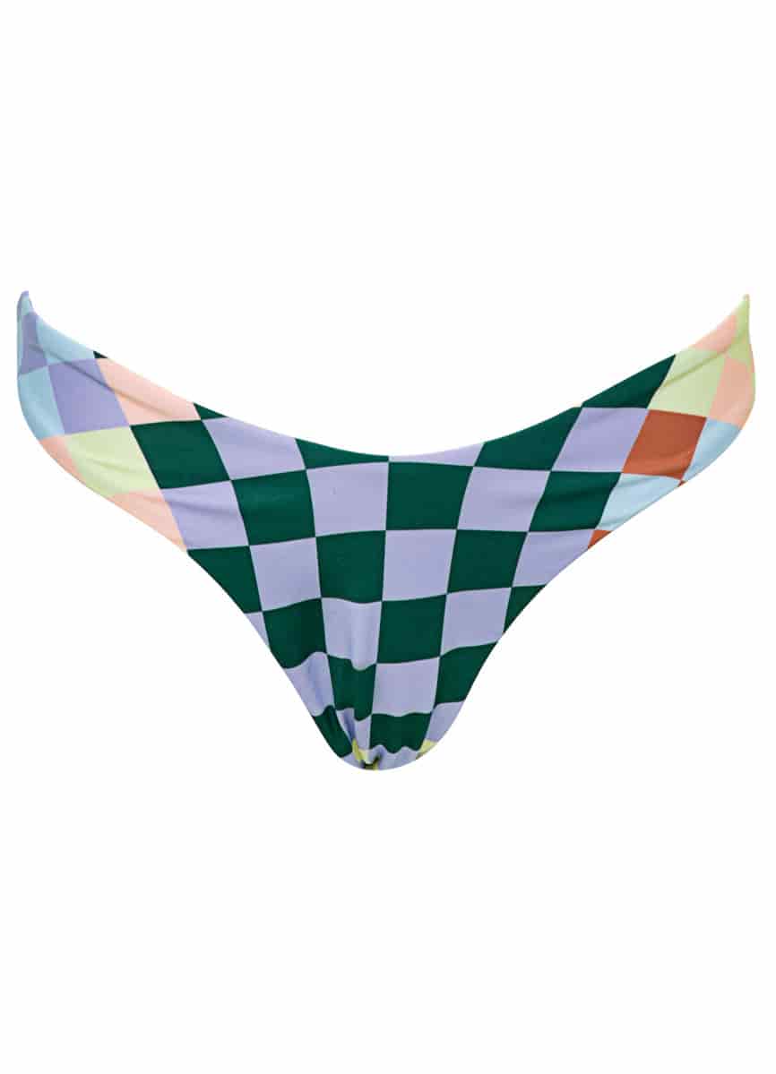 Maaji Chess Splendour Regular Rise Thin Side Bikini Bottom - miniatura 5