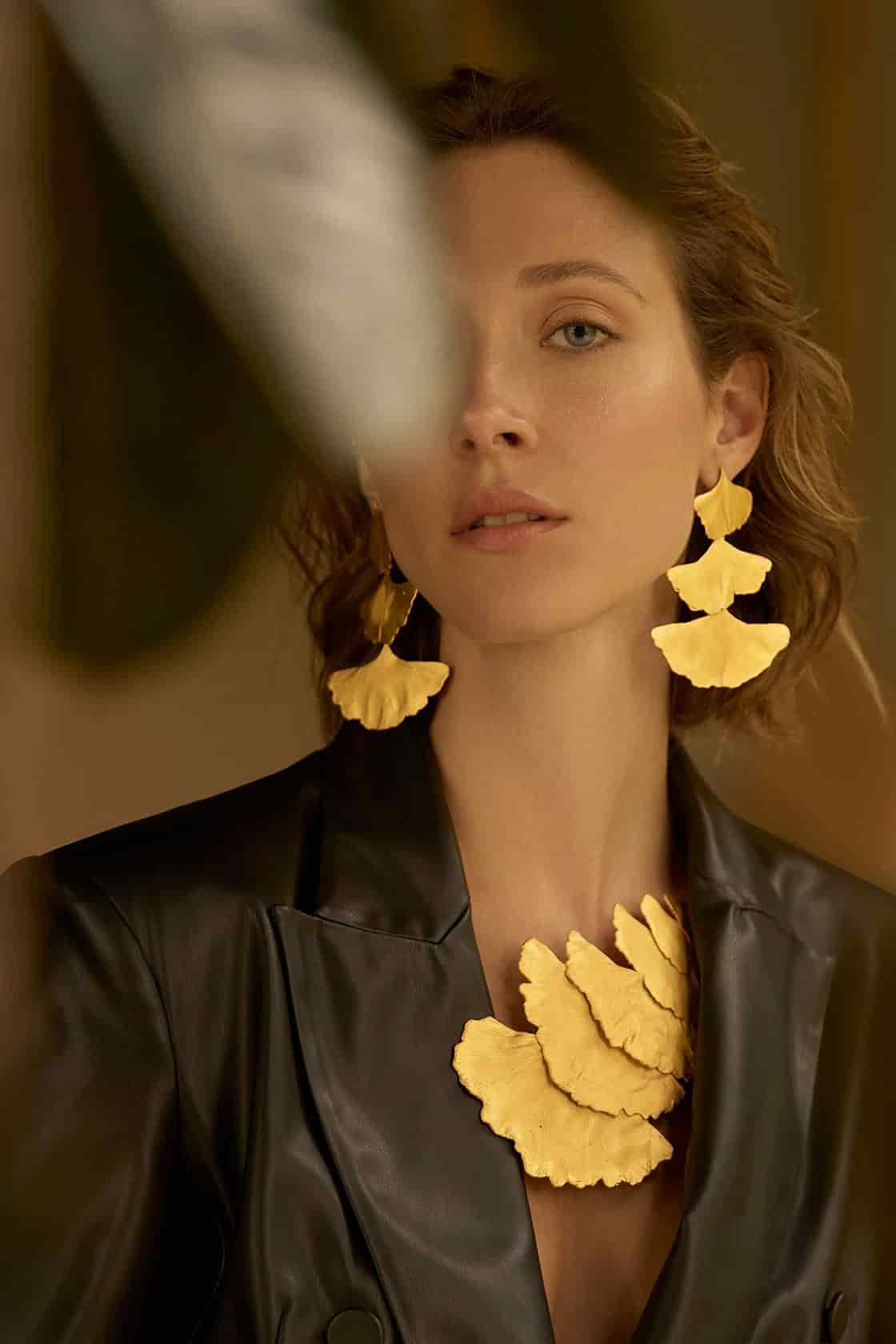 GINKGO TREE EARRINGS - miniatura 3