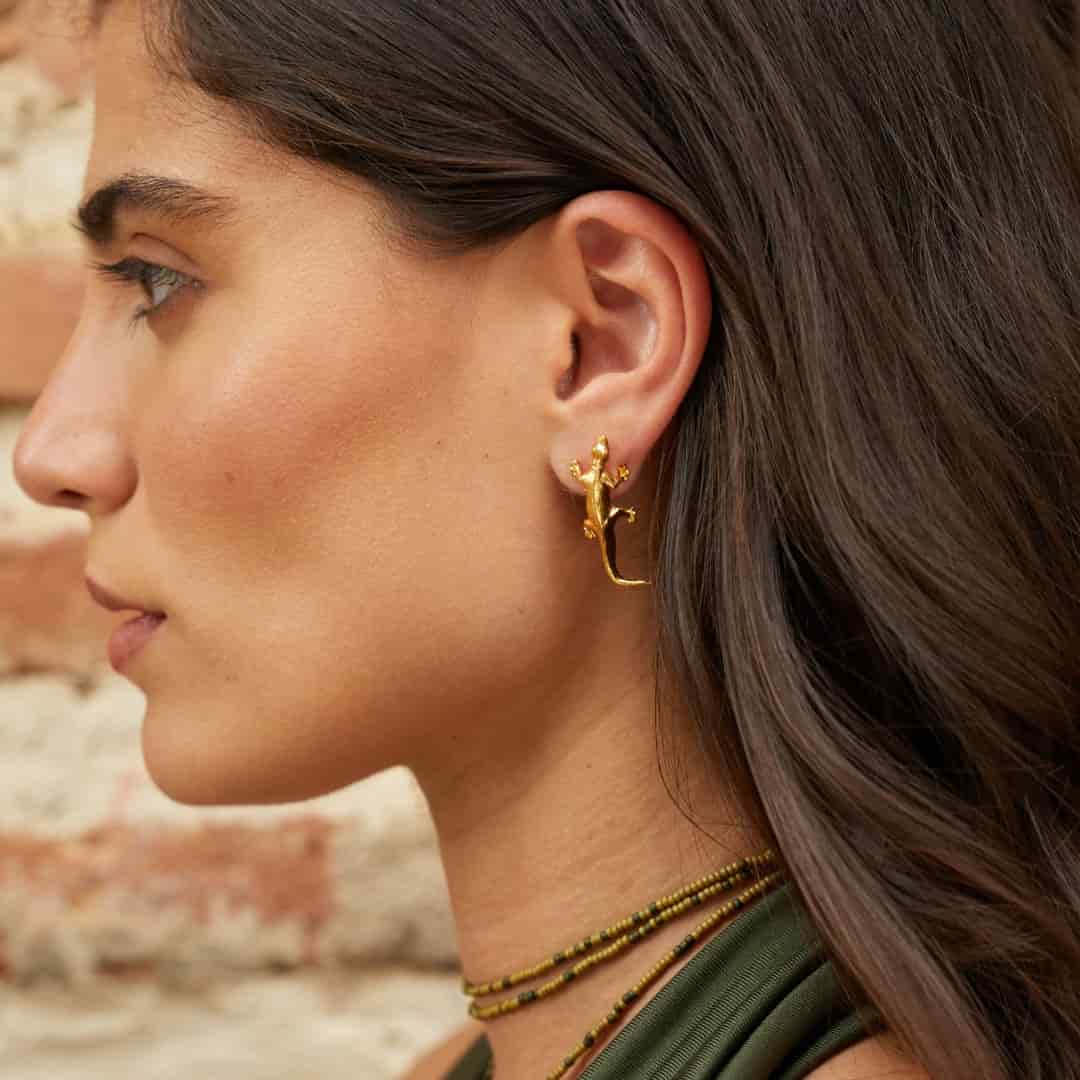 Aretes de lagartija - miniatura 3