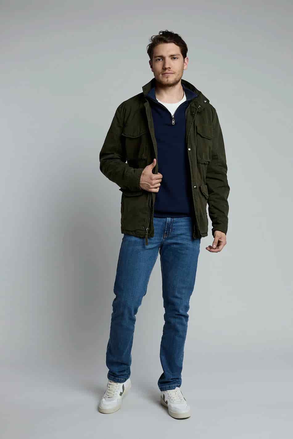 Chaqueta Cargo Verde Militar - miniatura 14