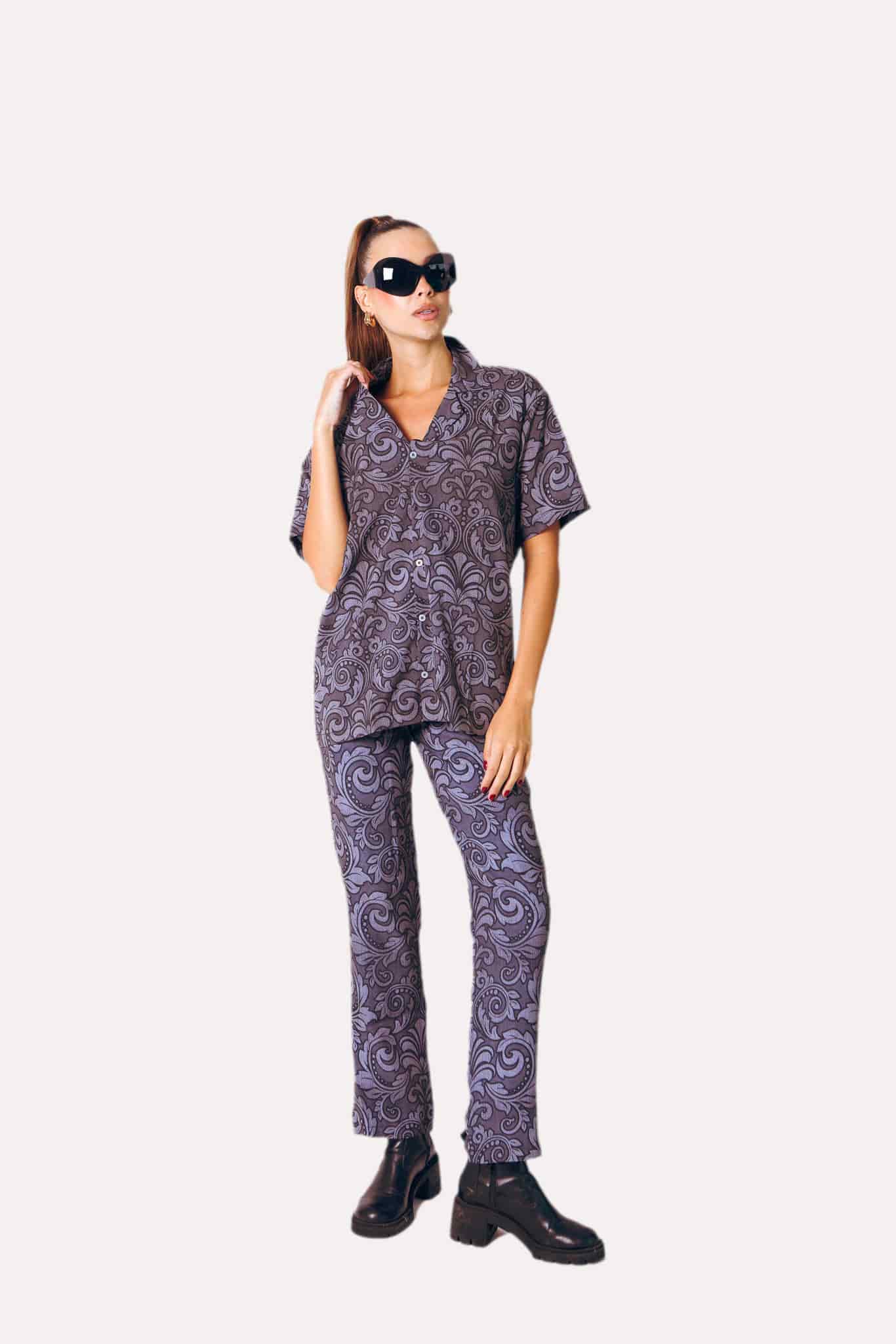 Camp Shirt in Silver Smoke - miniatura 1