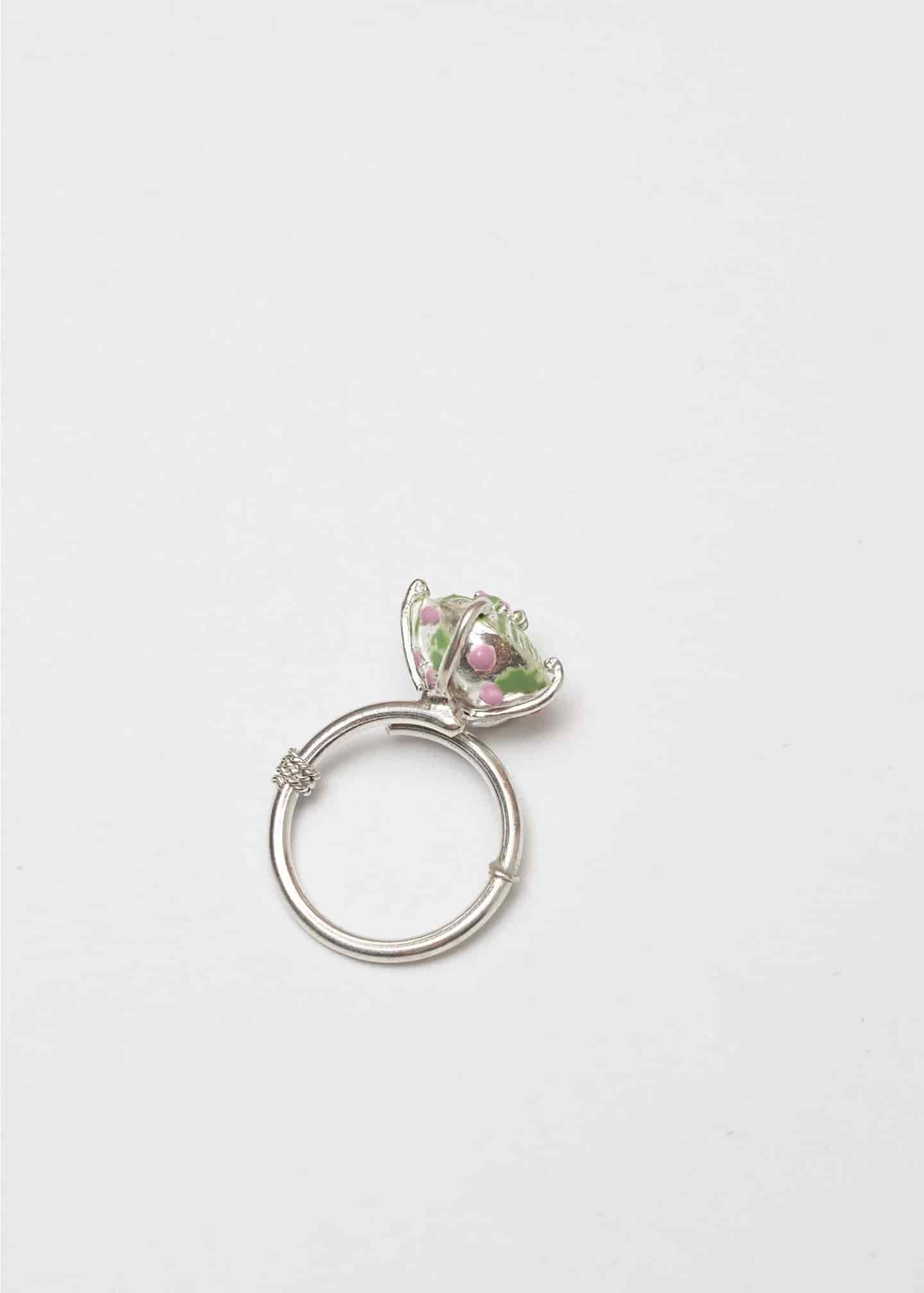 Anillo Sombrerito mini pistacho lila - miniatura 6
