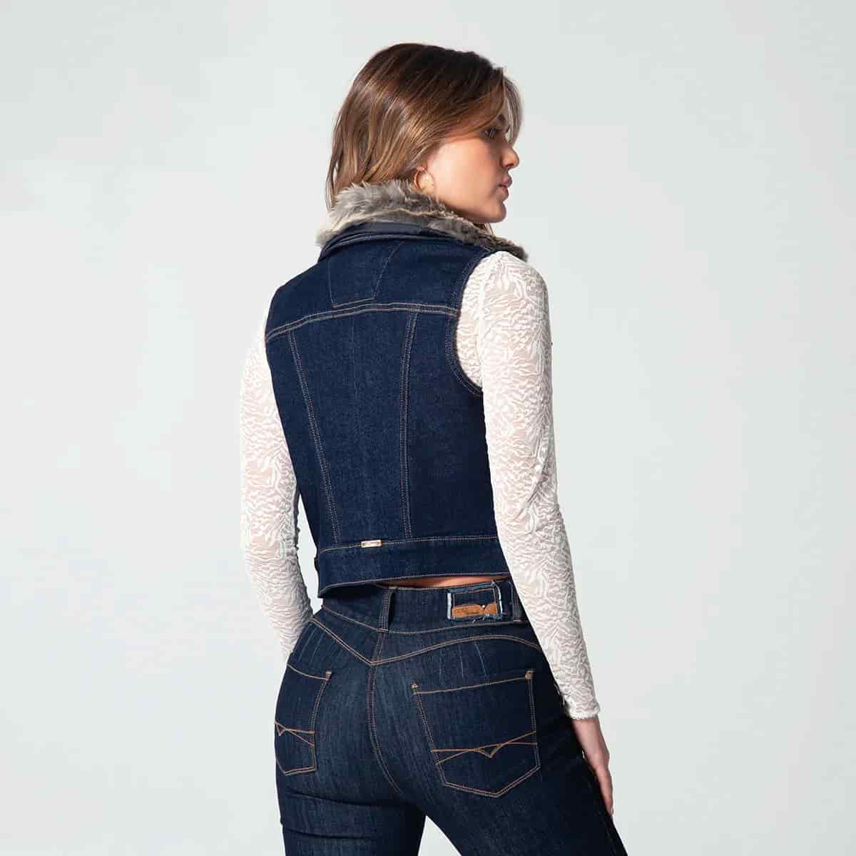 Chaleco Denim Slim Laving - miniatura 4