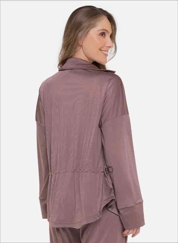 Camisa casual en tela rib - PRECIO ESPECIAL - miniatura 4