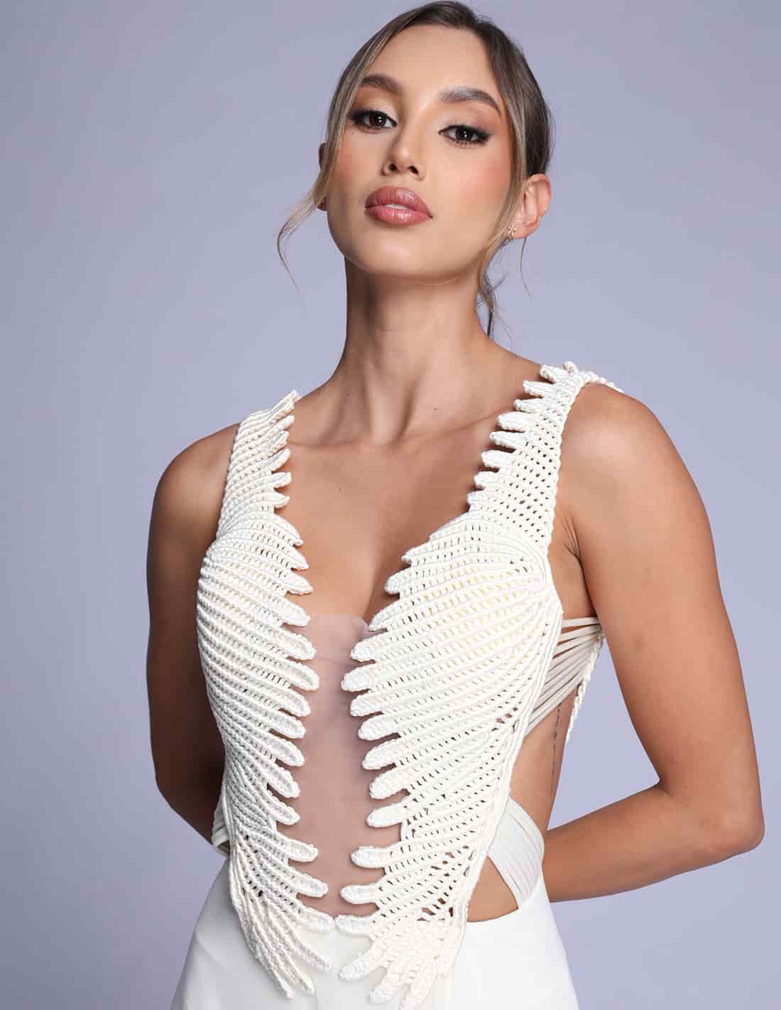 Vestido Dream Marfil - miniatura 4
