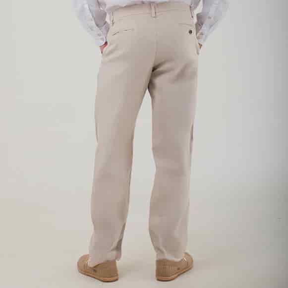 PANTALON 100% LINO HOMBRE - miniatura 3