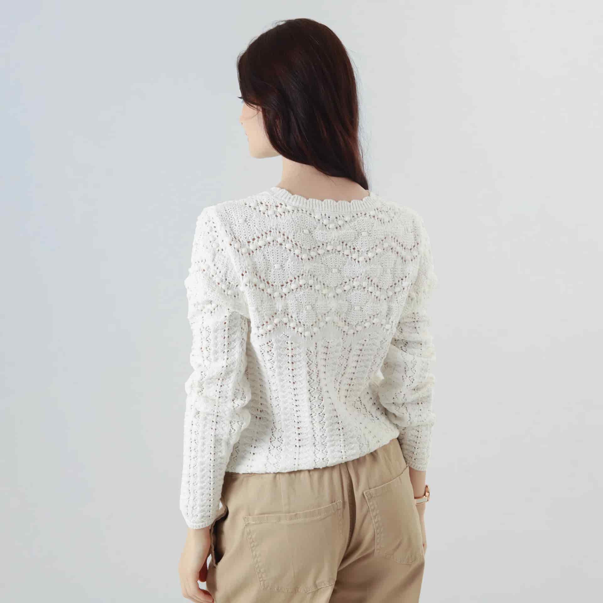 Sweater Cuello Redondo Manga Larga - miniatura 5