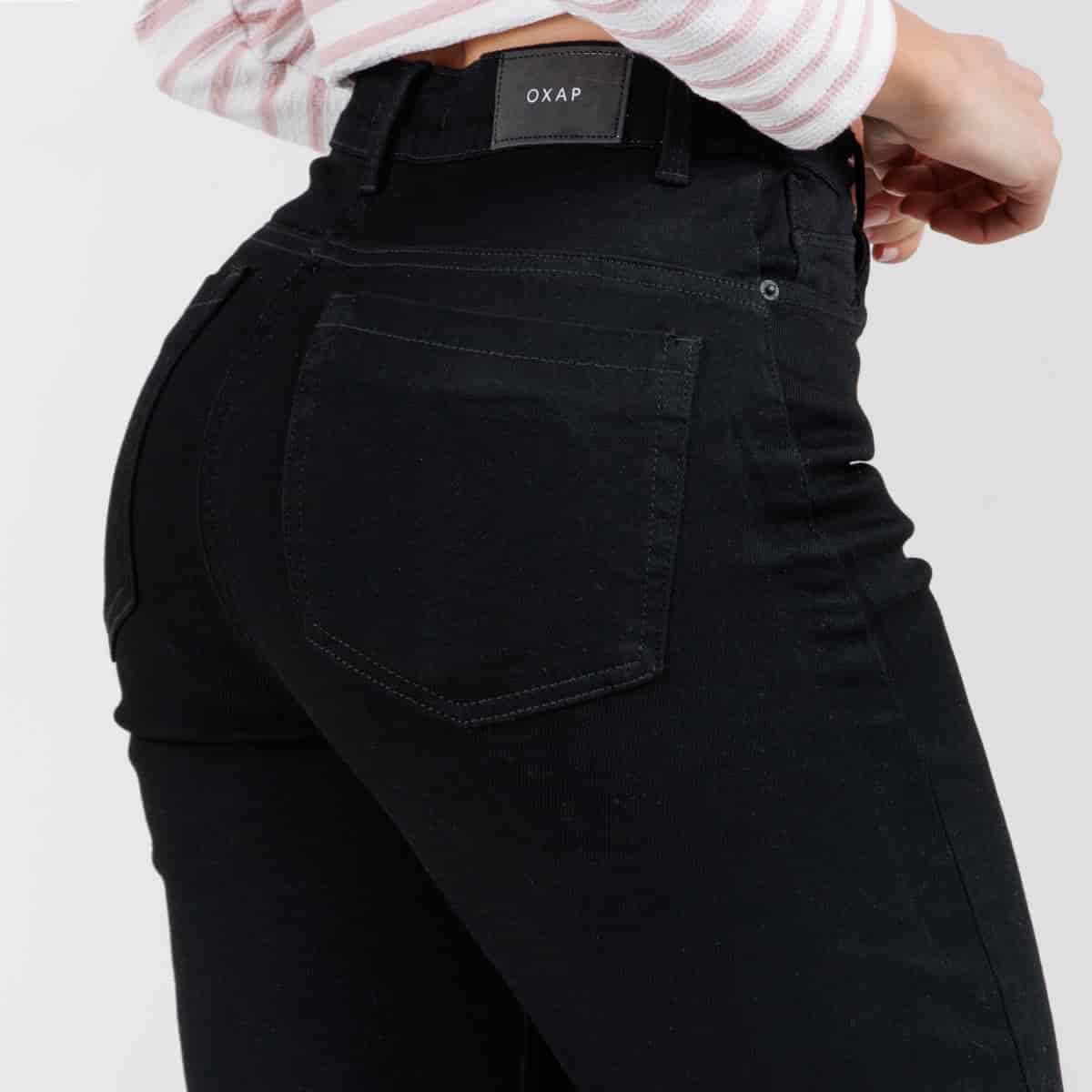 Jean Wde Leg Negro Ax-3158 Licrado - miniatura 4