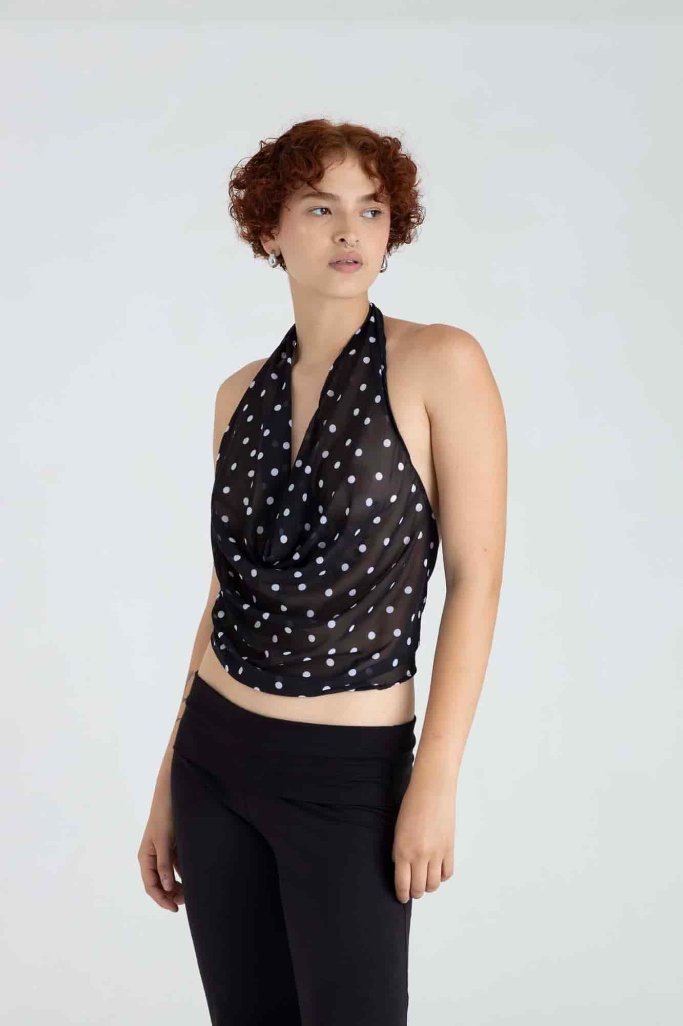 GABY DRAPED TOP - miniatura 19