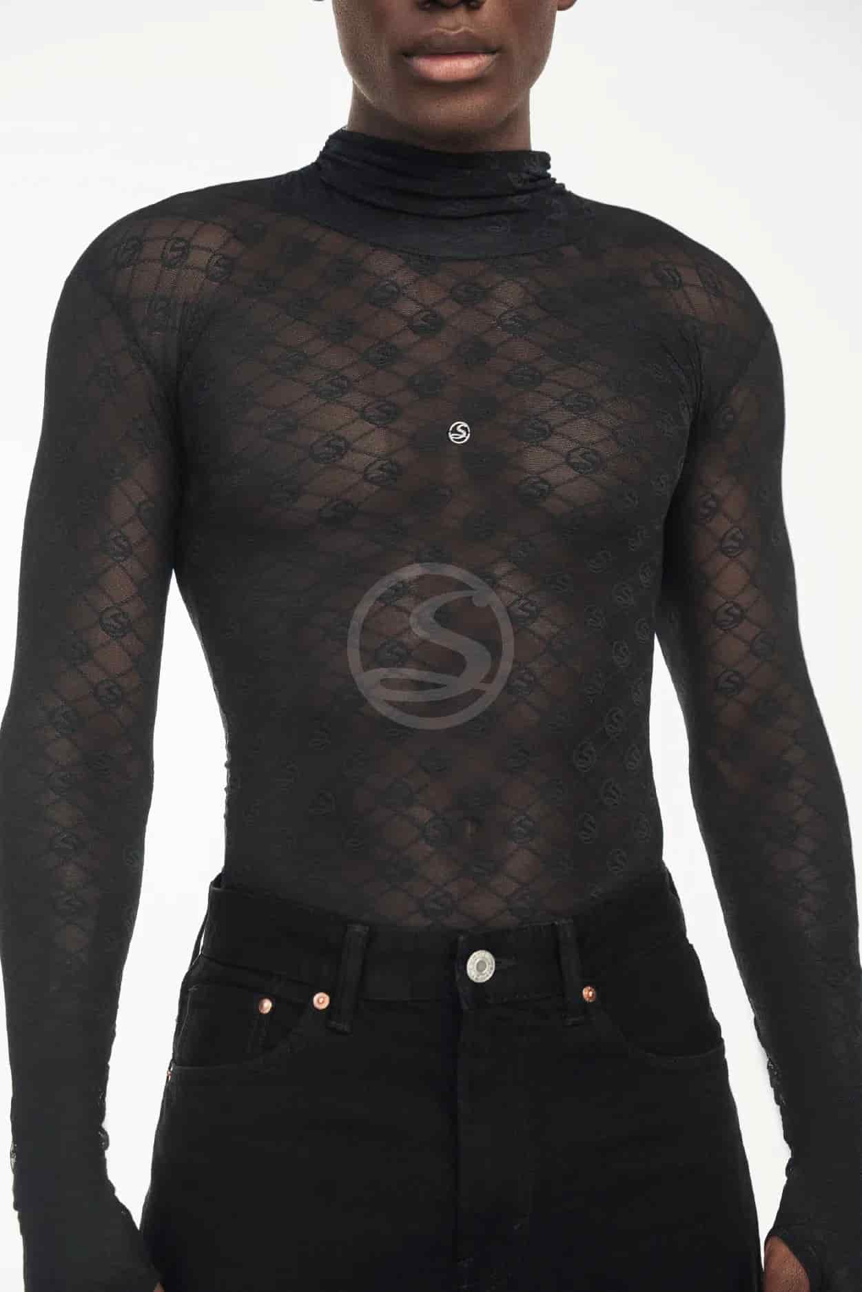Mesh Surnia Negro Santísimas Men Ref. S-641 - miniatura 3