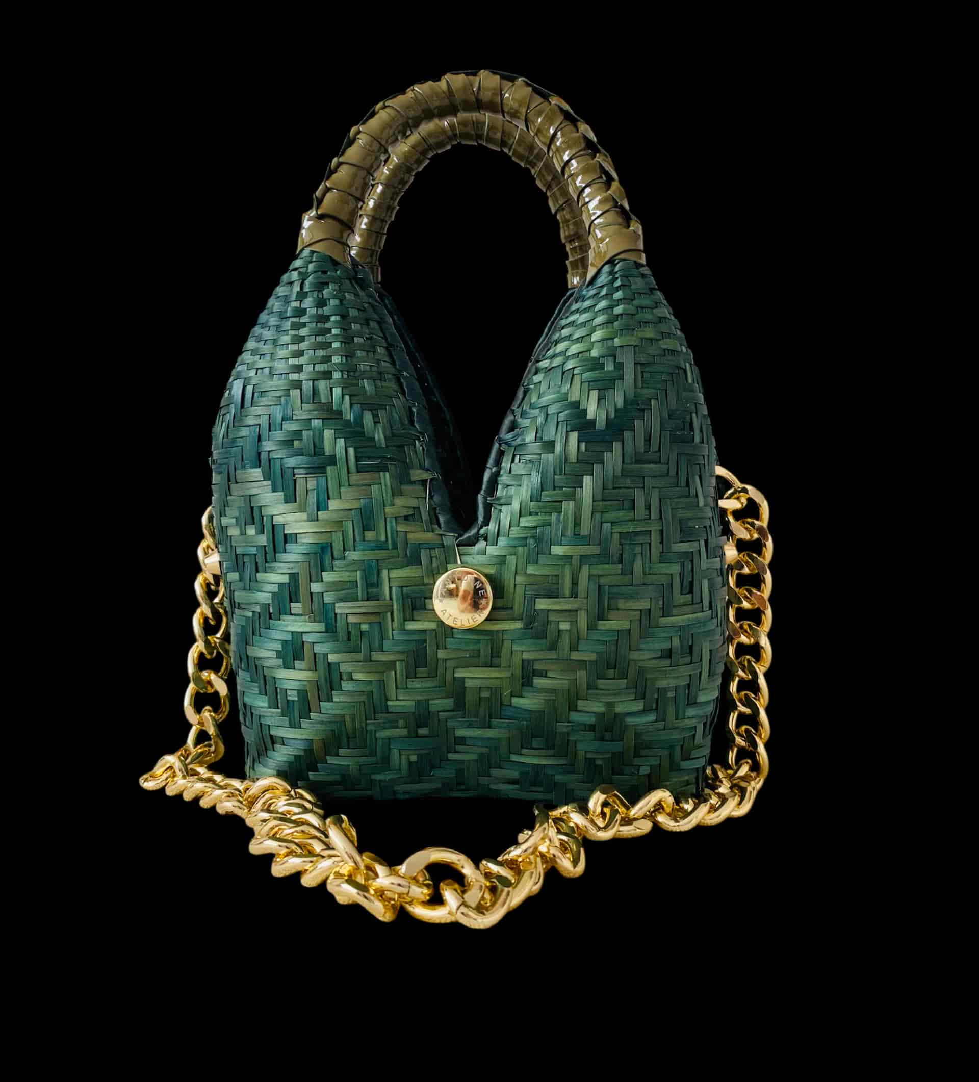 CARLY BAG LEATHER GREEN - miniatura 1