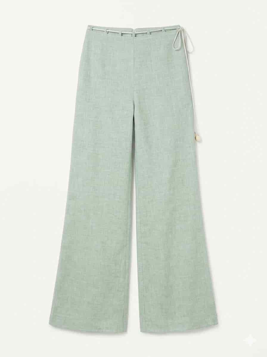 VERA PANT SEAFOAM GREEN - miniatura 1