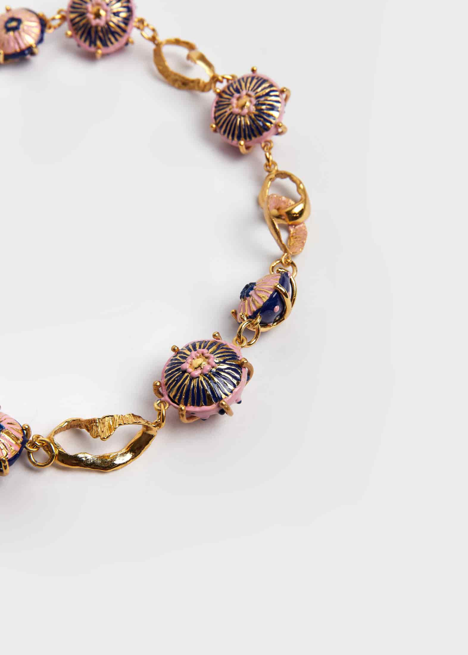Choker sombreritos azul rosa - miniatura 3