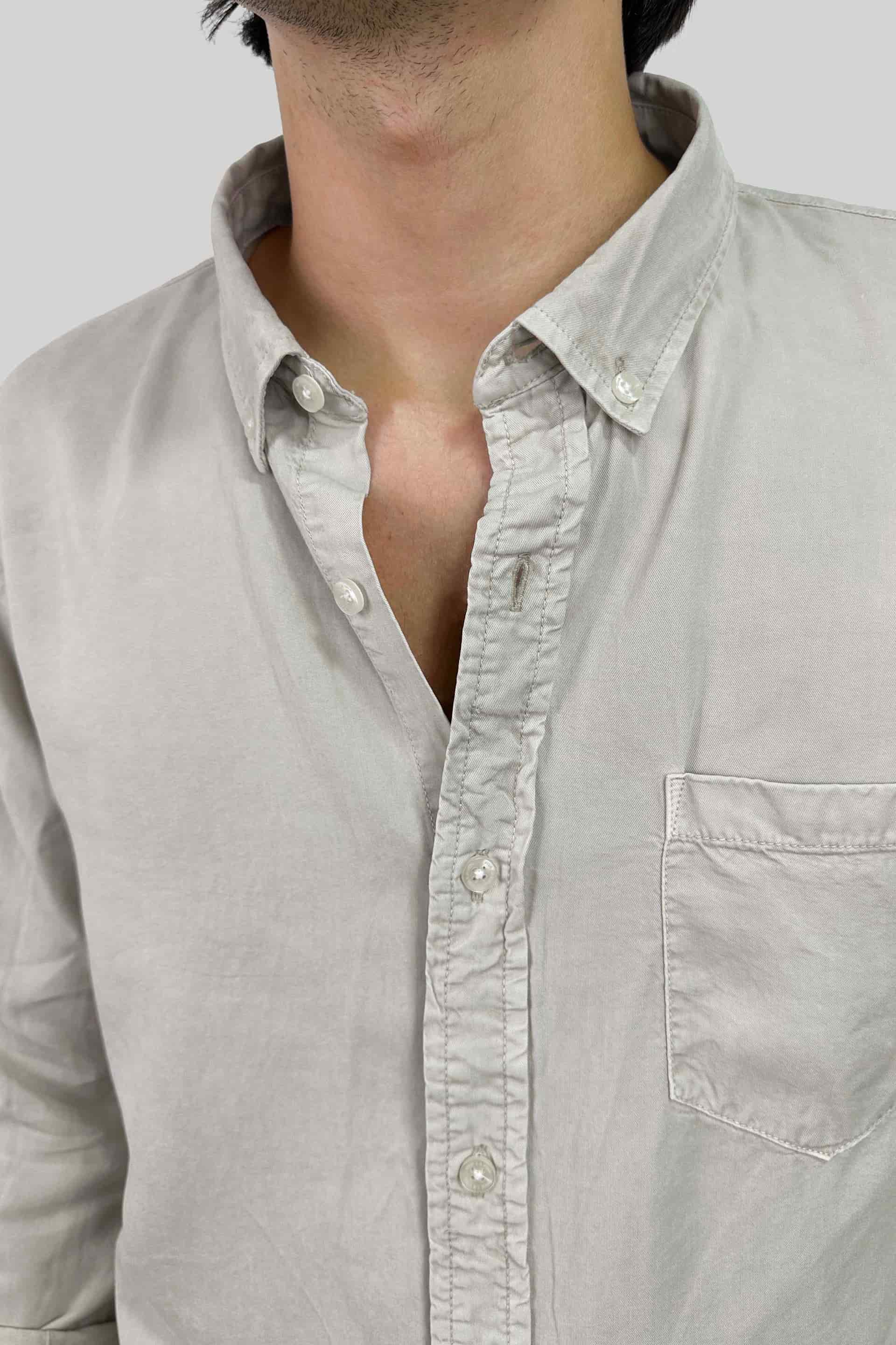 CAMISA LYOCELL TOSTADO - miniatura 2