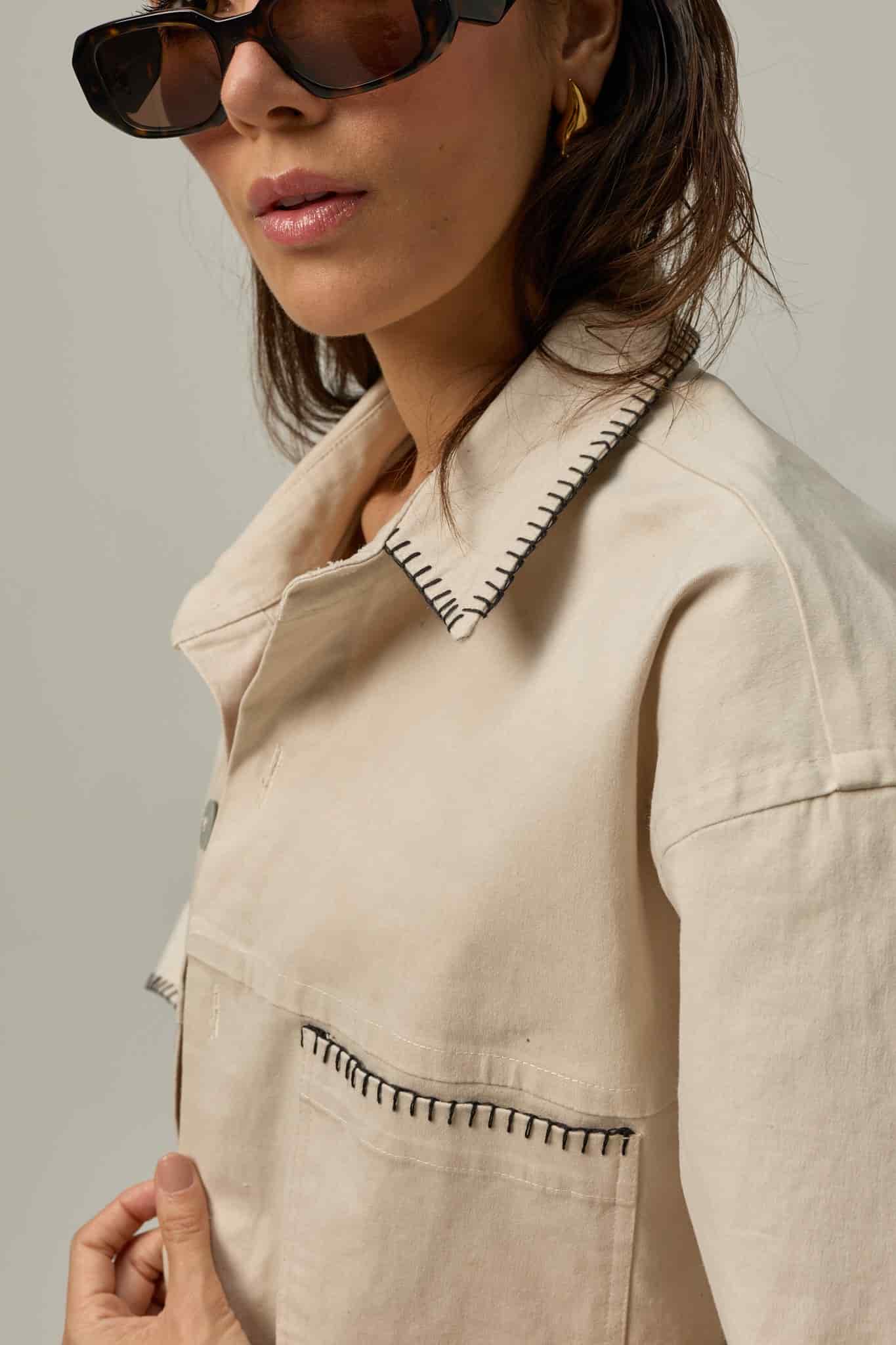 Camisa Hamada | beige - miniatura 4