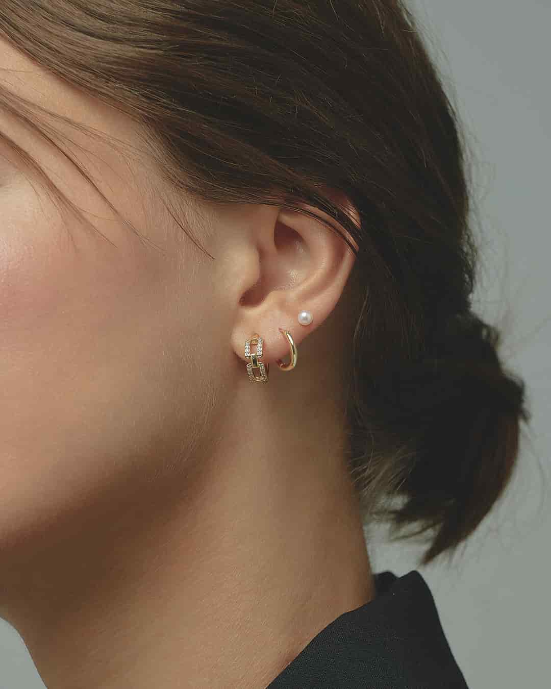Set X3 Aretes Perla - miniatura 2