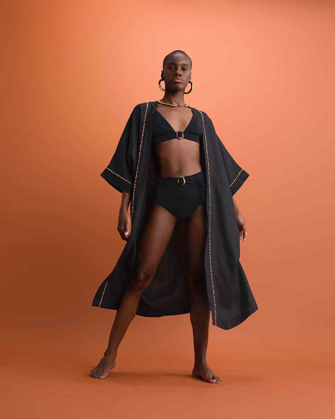 RAFAELA KAFTAN / Negro - miniatura 1