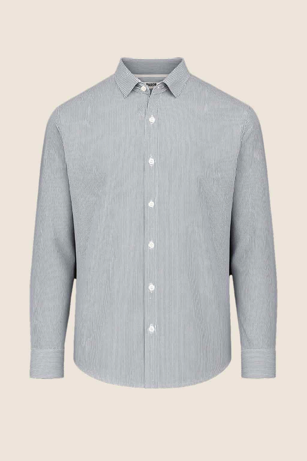 Camisa mini rayas azules - miniatura 2