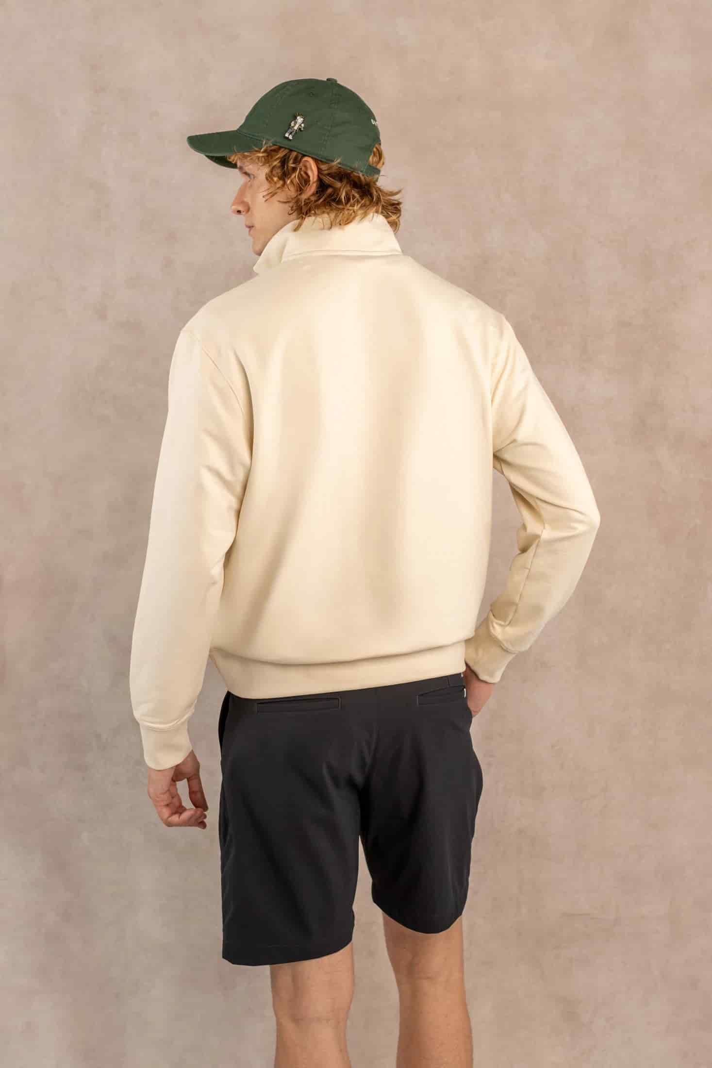 Halfzip Antimanchas Marfil - miniatura 4