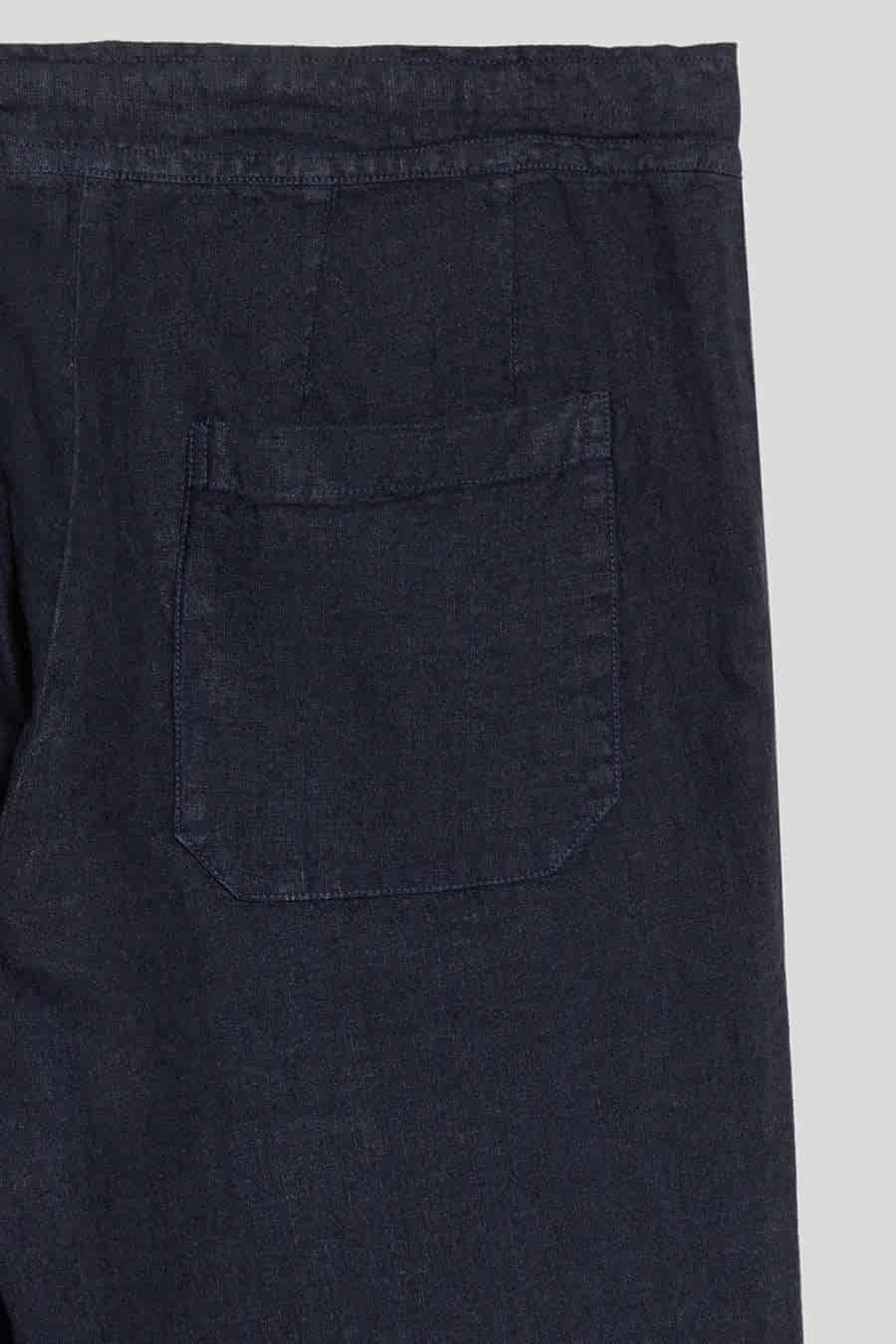 Men's linen pants navy alex - miniatura 3