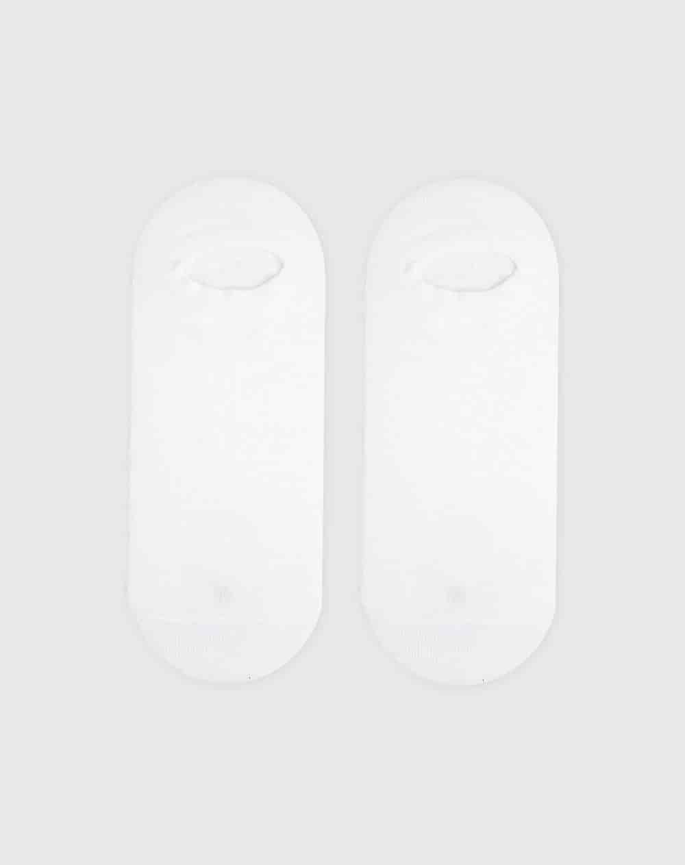 Medias hombre baleta algodón pack x2 blancas - miniatura 1