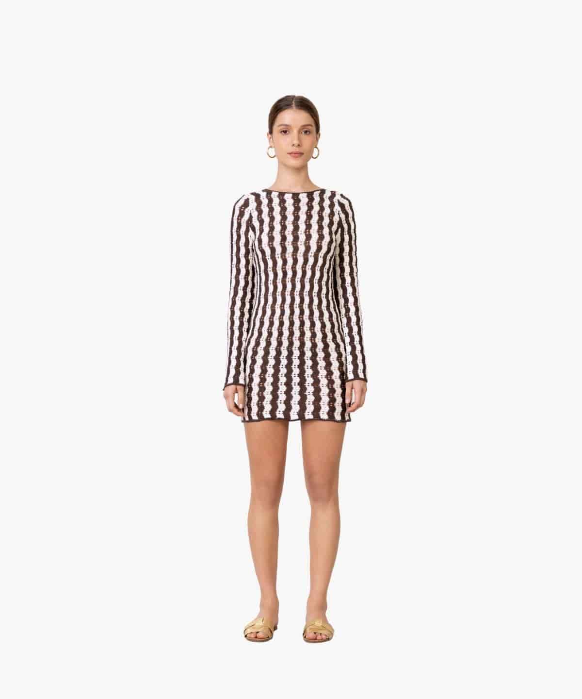 Hattie Short Knitted Dress - miniatura 1