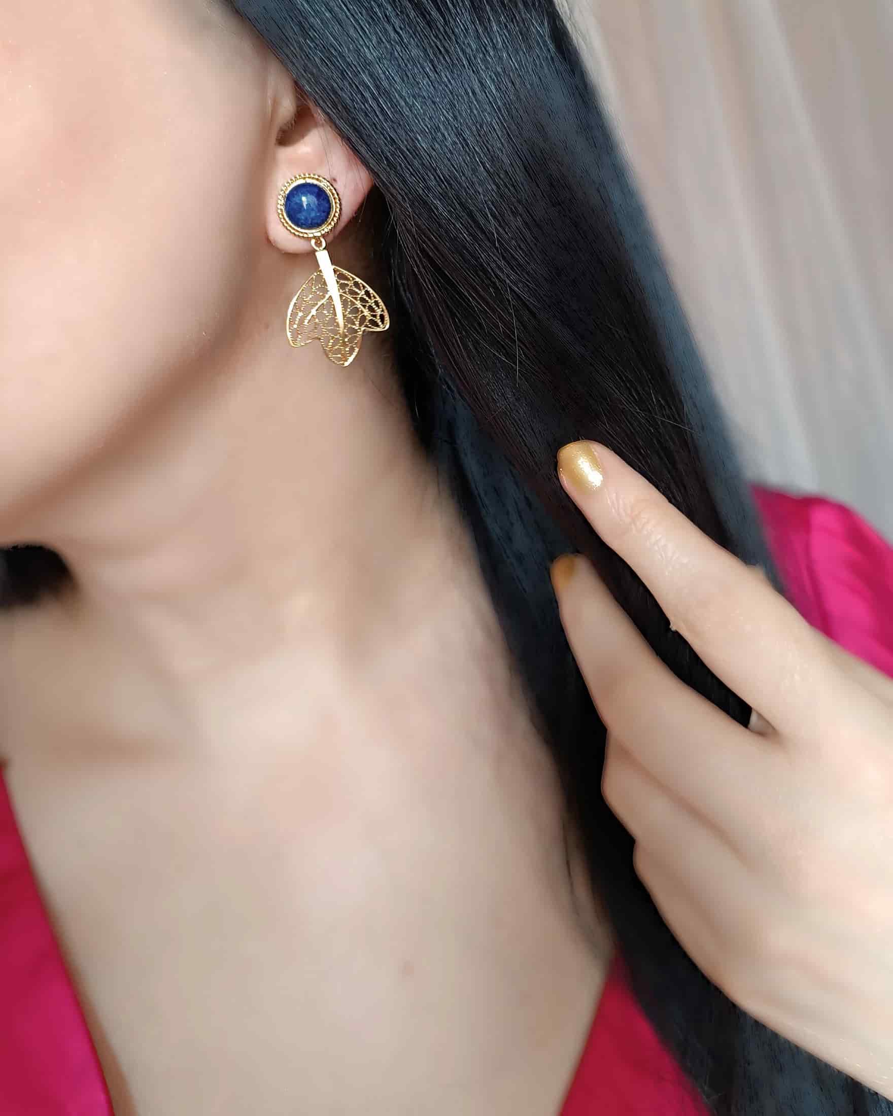 Aretes filigrana  multifuncionales Belisa - miniatura 2