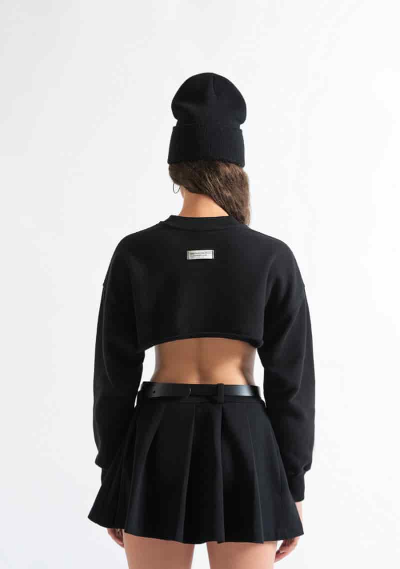 Monclair black crewneck - miniatura 3