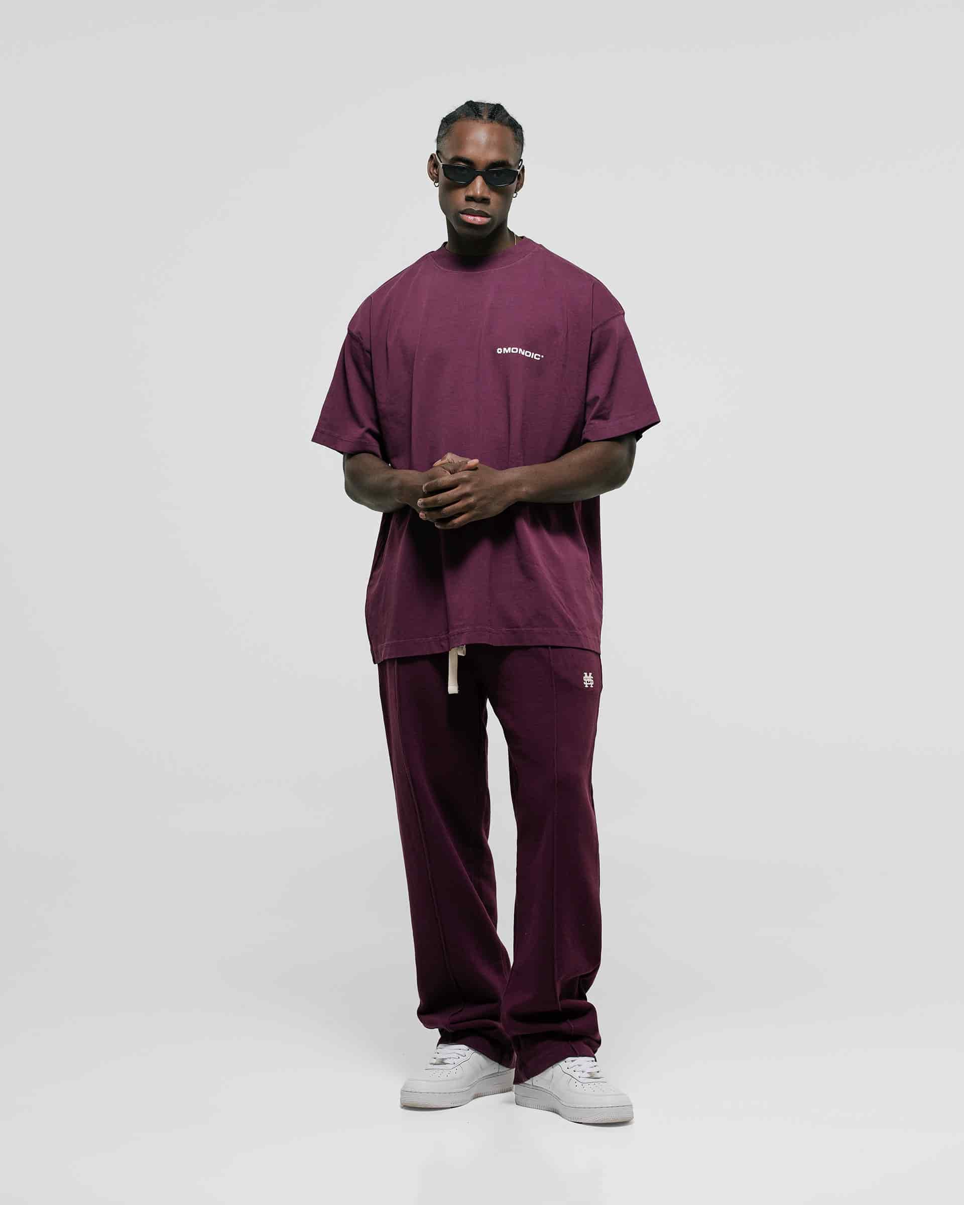 Camiseta Oversized Básica V3 - Burgundy - miniatura 2